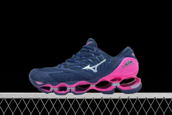 Tênis Mizuno Wave Prophecy 8 Azul/Rosa