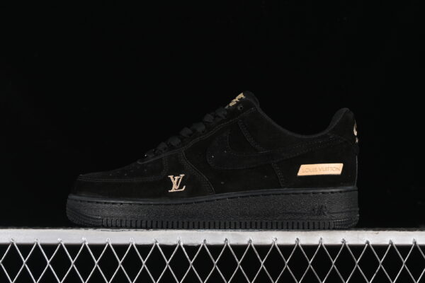 Tênis Nike Air Force 1 Louis Vuitton Preto