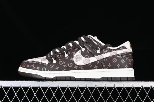 Tênis Nike Dunk Low x LV