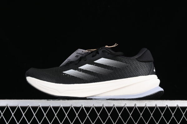 Tênis Adidas Supernova Rise Preto e Prata