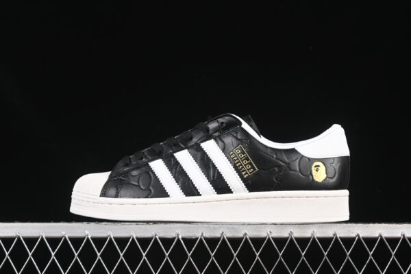 Tênis Adidas Superstar Preto Bape