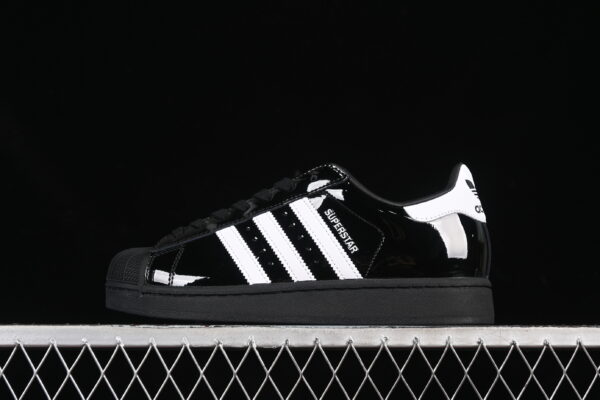 Tênis Adidas Superstar Preto Couro