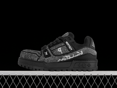 Louis Vuitton Black Crystal ‘LV Trainer Maxi