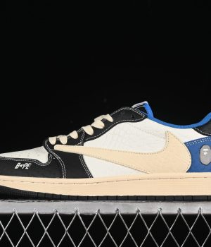 Travis Scott x Fragment Design x Air Jordan 1 Low OG bAPE