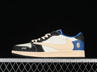 Travis Scott x Fragment Design x Air Jordan 1 Low OG bAPE
